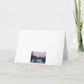 Season's Greetings Feiertagskarte (Rückseite)