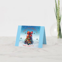 SEASON'S GREETINGS Folded Holiday Card Feiertagskarte