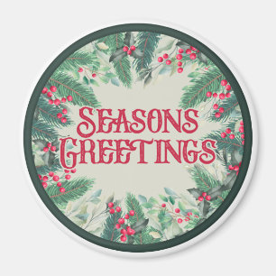 Seasons Greetings Magnet
