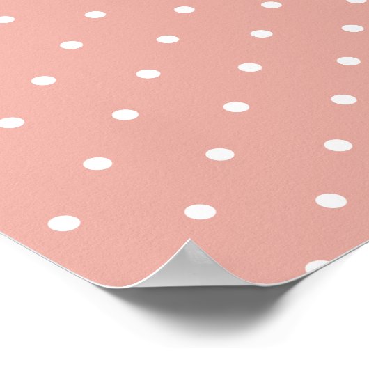 Season's Greetings Polka Dot Poster (Ecke)