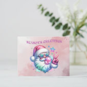 SEASON'S GREETINGS Postcard Feiertagspostkarte (Stehend Vorderseite)