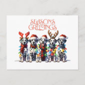 SEASON'S GREETINGS Postcard Feiertagspostkarte (Vorderseite)