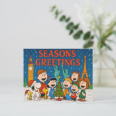 SEASON'S GREETINGS Postcard Postkarte (Stehend Vorderseite)