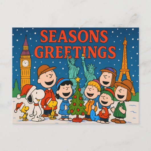 SEASON'S GREETINGS Postcard Postkarte (Vorderseite)