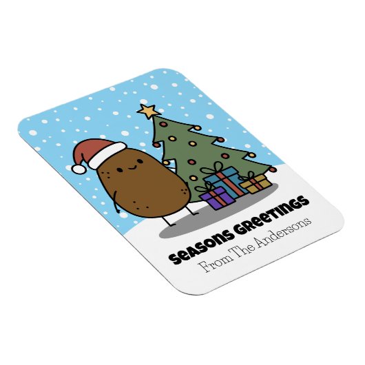 Seasons Greetings With A Potato Magnet (Rechte Seite)