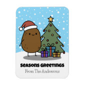 Seasons Greetings With A Potato Magnet (Vertikal)