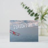 Seasons Gruß Postkarte (Stehend Vorderseite)