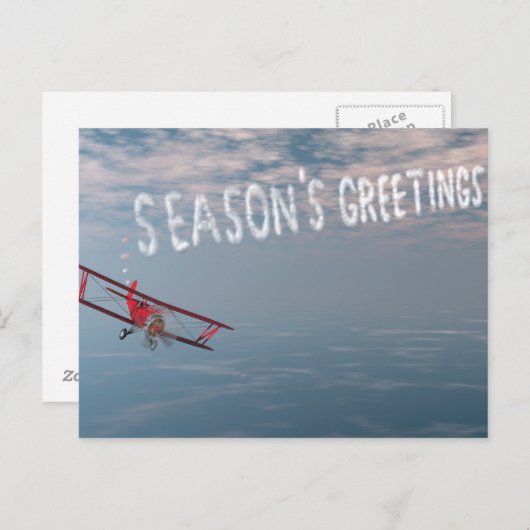 Seasons Gruß Postkarte (Vorne/Hinten)