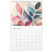 Seasons in Leaves – Abstract Nature in Motion Kalender (Mär 2026)