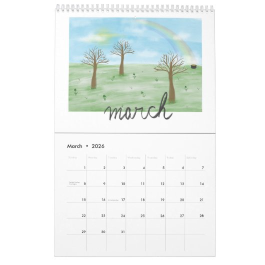 Seasons-Kalender Kalender (Mär 2026)