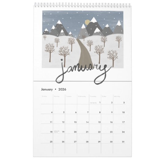 Seasons-Kalender Kalender (Jan 2026)