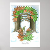 Seasons Meet Poster Print (Vorne)
