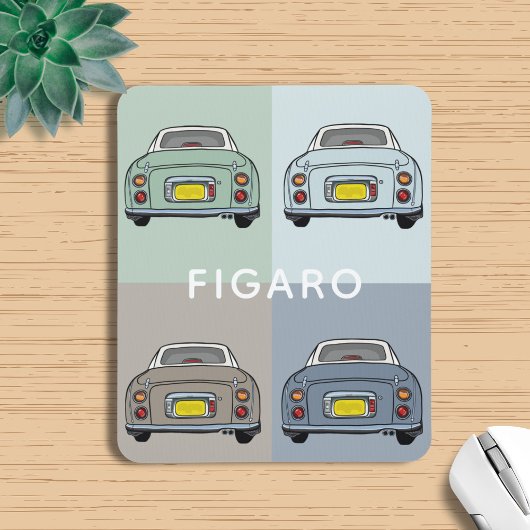 Seasons of Figaro Car Pattern Name Mousepad