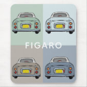Seasons of Figaro Car Pattern Name Mousepad (Vorne)