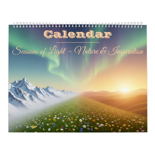 Seasons of Light – Nature & Inspiration Calendar Kalender (Titelbild)