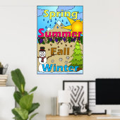 Seasons Poster (Heimbüro)