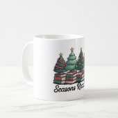 Seasons Readings Christmas Books Club Vintag Kaffeetasse (Vorderseite Links)