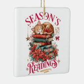 Season's Readings Cozy Kitten Keramikornament (Rechts)