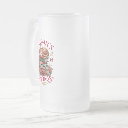 Season's Readings Cozy Kitten Mattglas Bierglas (Vorderseite Links)