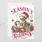 Season's Readings Feiertagskarte (Vorne/Hinten)