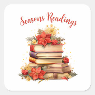 Seasons Readings, Lover buchen Quadratischer Aufkleber