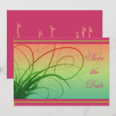 Seasons Save the Date einladen (Vorne/Hinten)