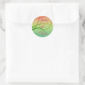 Seasons Save the Date Sticker (Tasche)