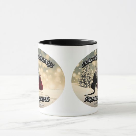 Seasons Schläge aus Krampus - Weihnachtszeit - Tas Tasse (Zentrum)