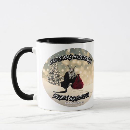 Seasons Schläge aus Krampus - Weihnachtszeit - Tas Tasse (Links)