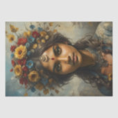 Seasons Sisters - 1 von 4 - Frühjahr - Decoupage - Seidenpapier (Vorderseite)