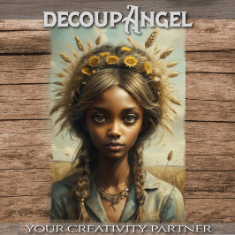 Seasons Sisters - 2 von 4 - Sommer - Decoupage - Seidenpapier