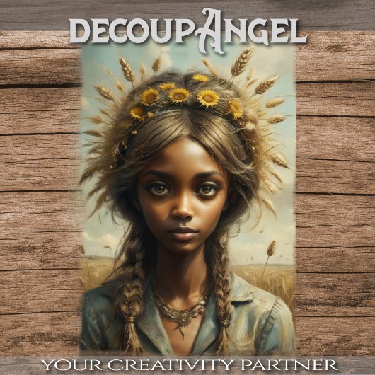 Seasons Sisters - 2 von 4 - Sommer - Decoupage - Seidenpapier