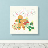 Seasons Sweetings | Lebkuchen Leinwanddruck (Insitu (Holzboden))