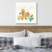 Seasons Sweetings | Lebkuchen Leinwanddruck (Insitu (Schlafzimmer))