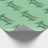 Seasons Yeetings Geschenkpapier (Ecke)