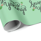 Seasons Yeetings Geschenkpapier (Rolleneckpunkt)