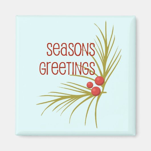 SeasonsGreetings Magnet (Vorne)