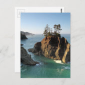 Seastack, Samuel Boardman Staat Park, Brookings, Postkarte (Vorne/Hinten)
