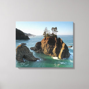 Seastack, Samuel Boardman State Park, Brookings, Leinwanddruck
