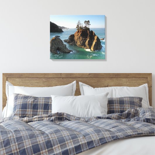Seastack, Samuel Boardman State Park, Brookings, Leinwanddruck (Insitu (Schlafzimmer))