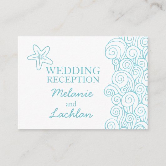Seastar Blue & White Begleitkarte (Vorderseite)