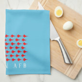 Seastars u. Streik Eagles - Eglin AFB Tuch (Viertel Falte)