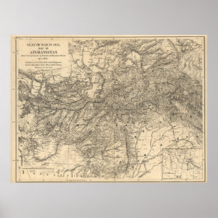 Seat des Krieges:  Afghanistan 1878 Poster
