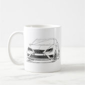 Seat Ibiza Cupra 2013 Kaffeetasse (Links)
