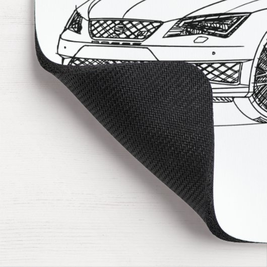 Seat LeonST Cupra 2015 Mousepad (Ecke)
