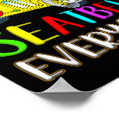 Seatbelts Everyone Fun Magic School Bus Driver Job Poster (Ecke)