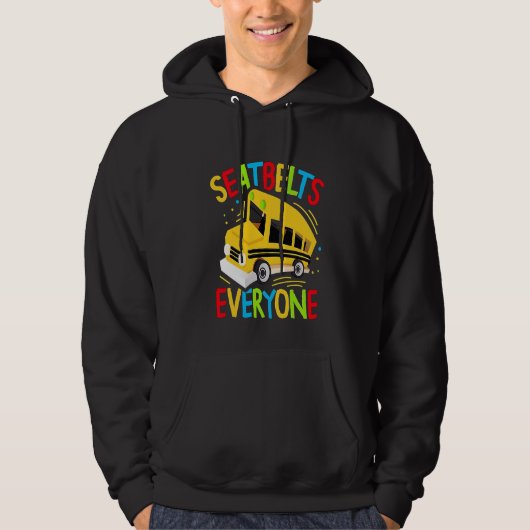 Seatbelts Everyone Magic School Bus Driver Hoodie (Vorderseite)