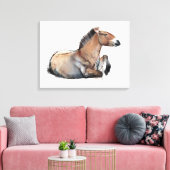 Seated Przewalski 2011 Leinwanddruck (Insitu (Wohnzimmer))