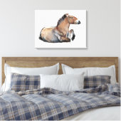 Seated Przewalski 2011 Leinwanddruck (Insitu (Schlafzimmer))