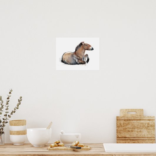 Seated Przewalski 2011 Poster (Küche)